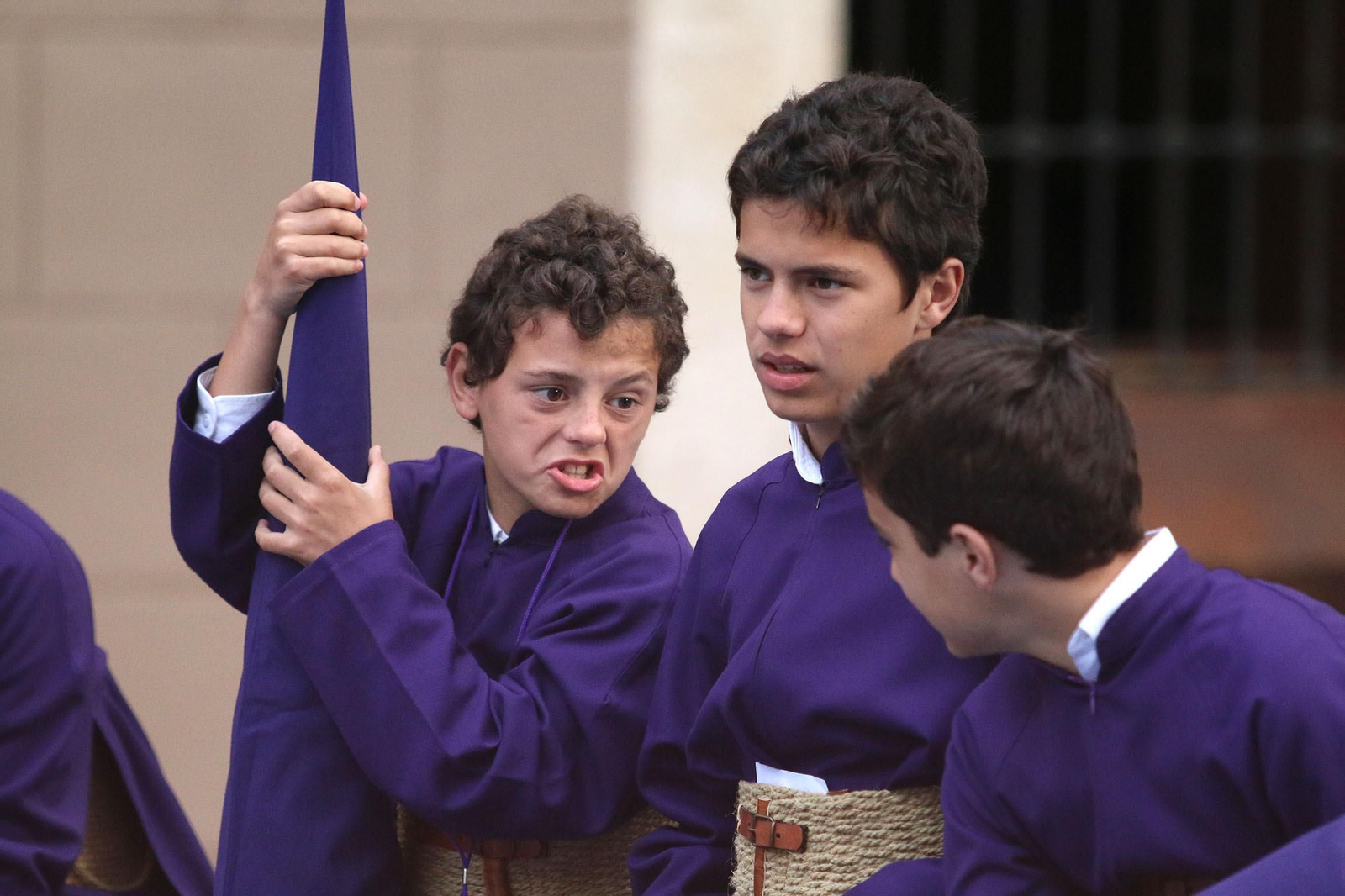 La procesión de las Angustias de Almería, en imágenes