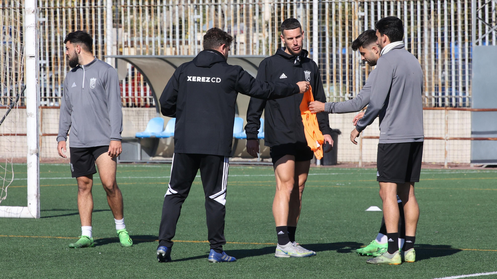 Entrenamiento de Juan Pedro 'El Pirata' con el Xerez CD