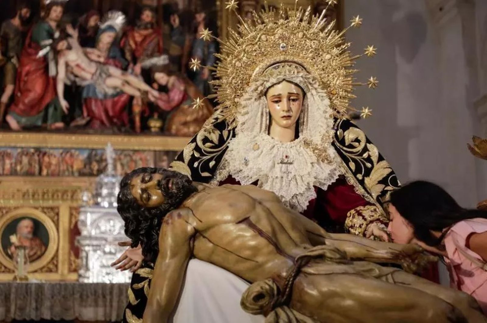 La Virgen de la Piedad es una de las imágenes que estará en besamanos