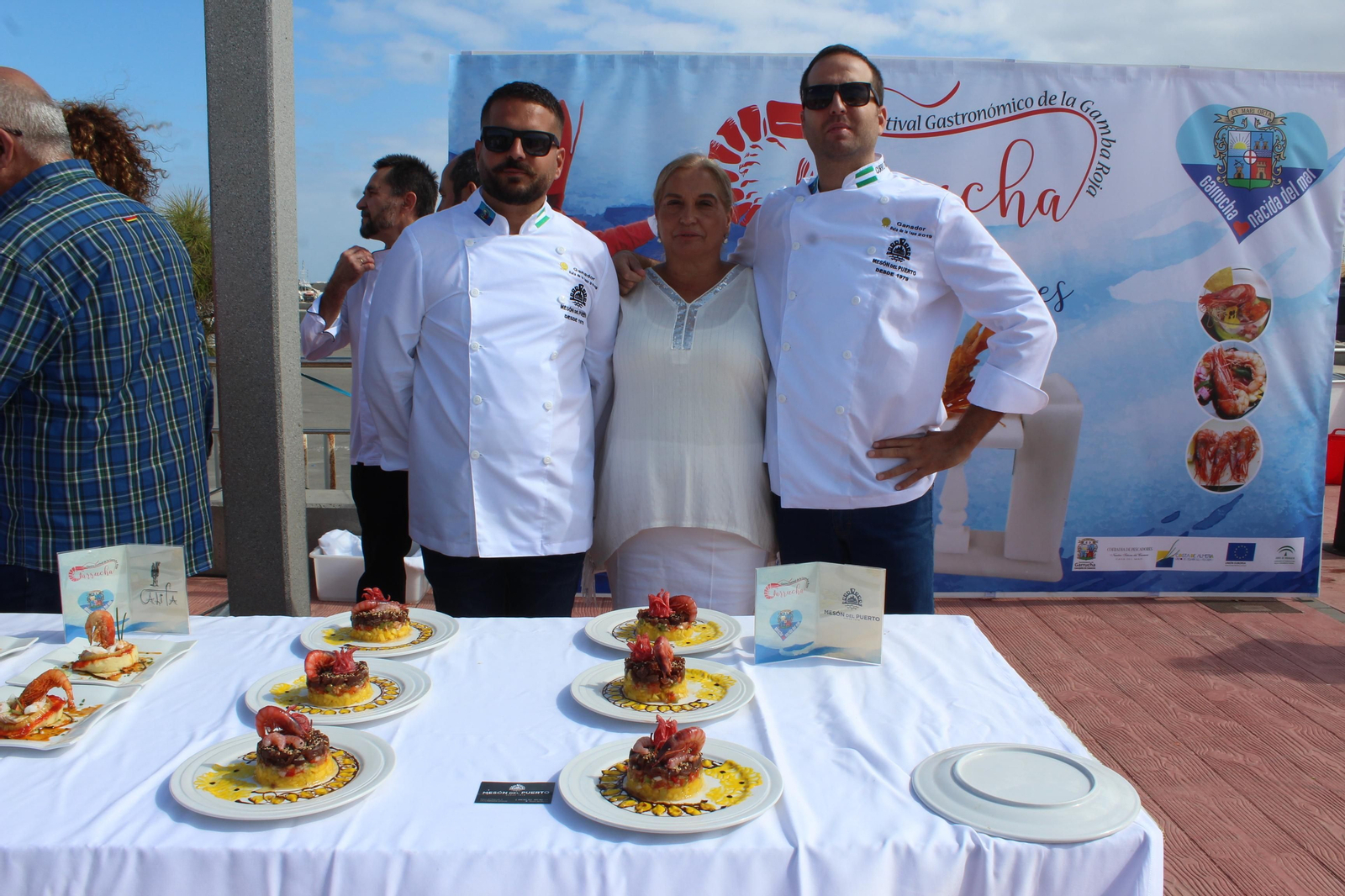 Imágenes de la presentación de la Feria de la Gamba Roja de Garrucha