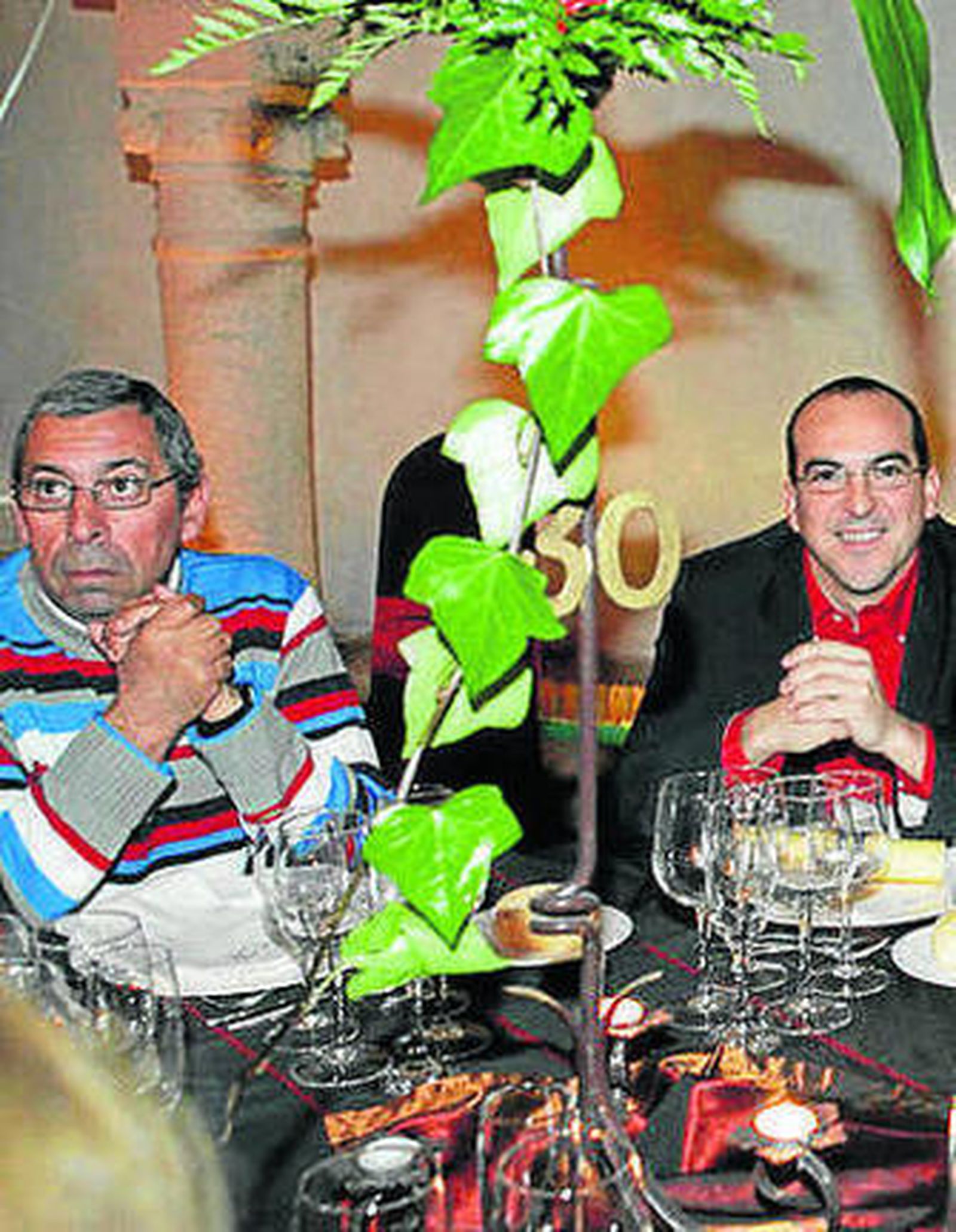 Cena del año pasado.