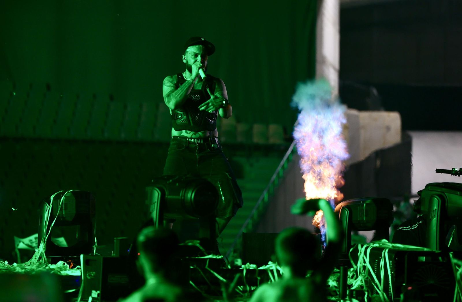 Concierto de JC Reyes en el estadio de la Cartuja de Sevilla