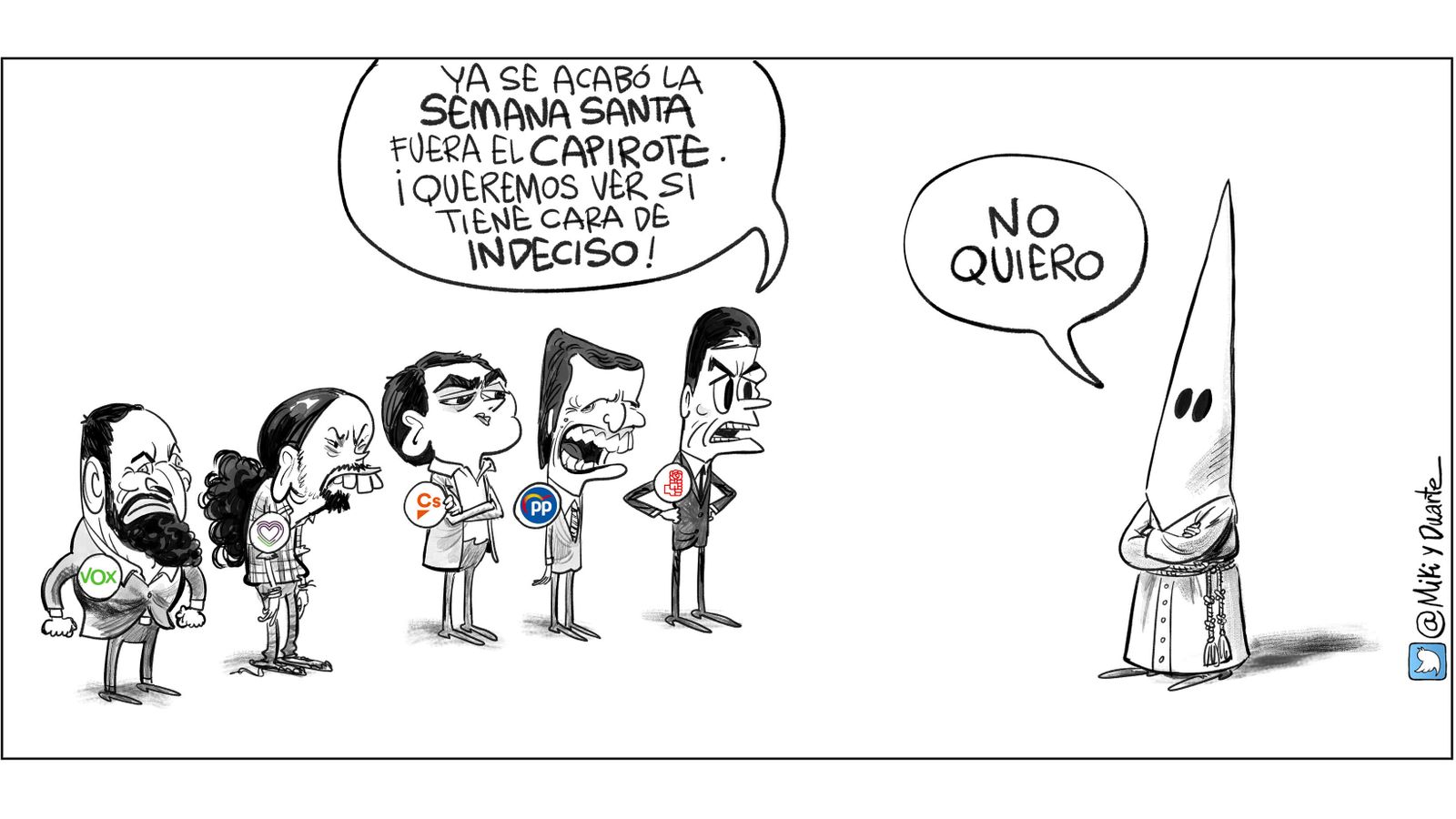 Especial Elecciones 28-A. Resúmen en viñetas.