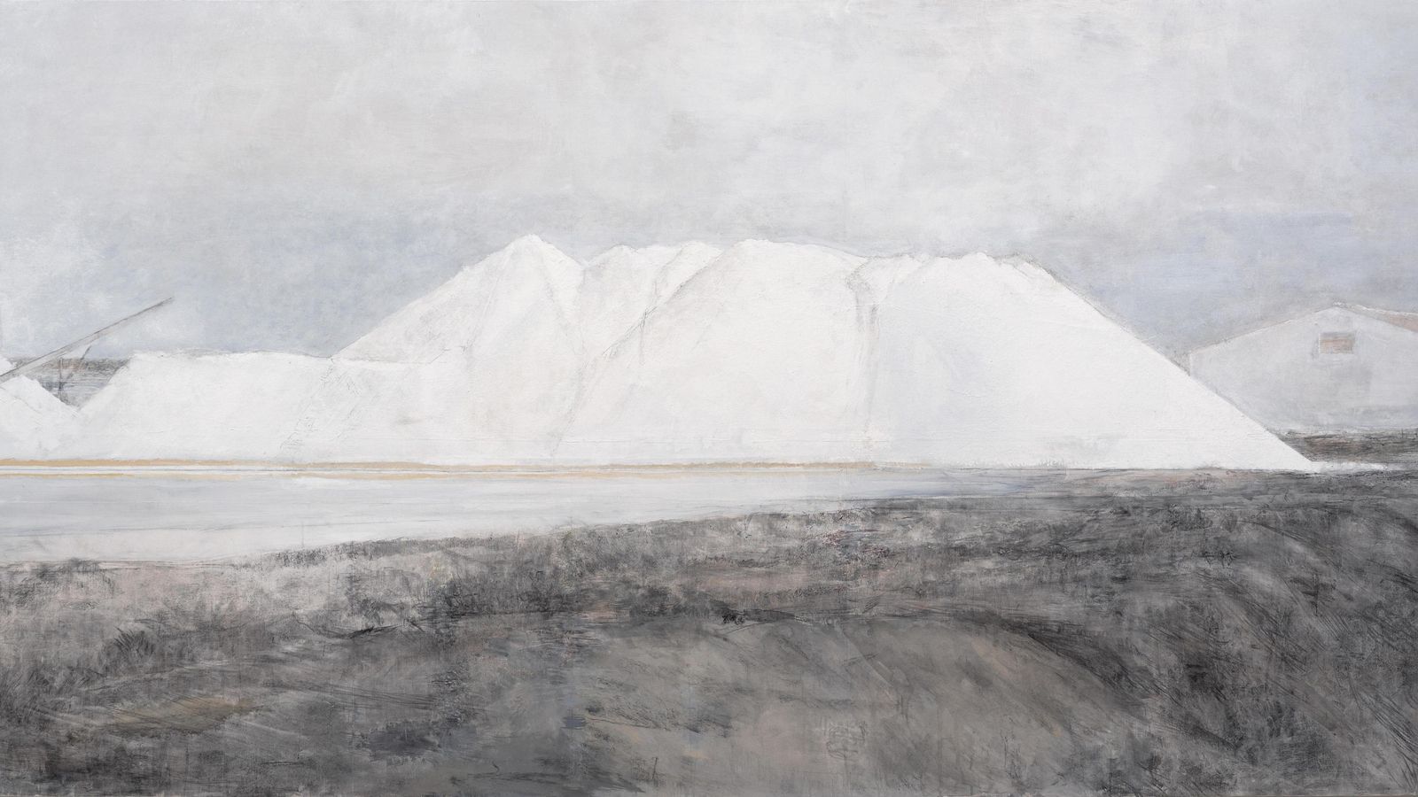 Obra perteneciente a la serie 'La sal', sobre las salinas de Bonanza.