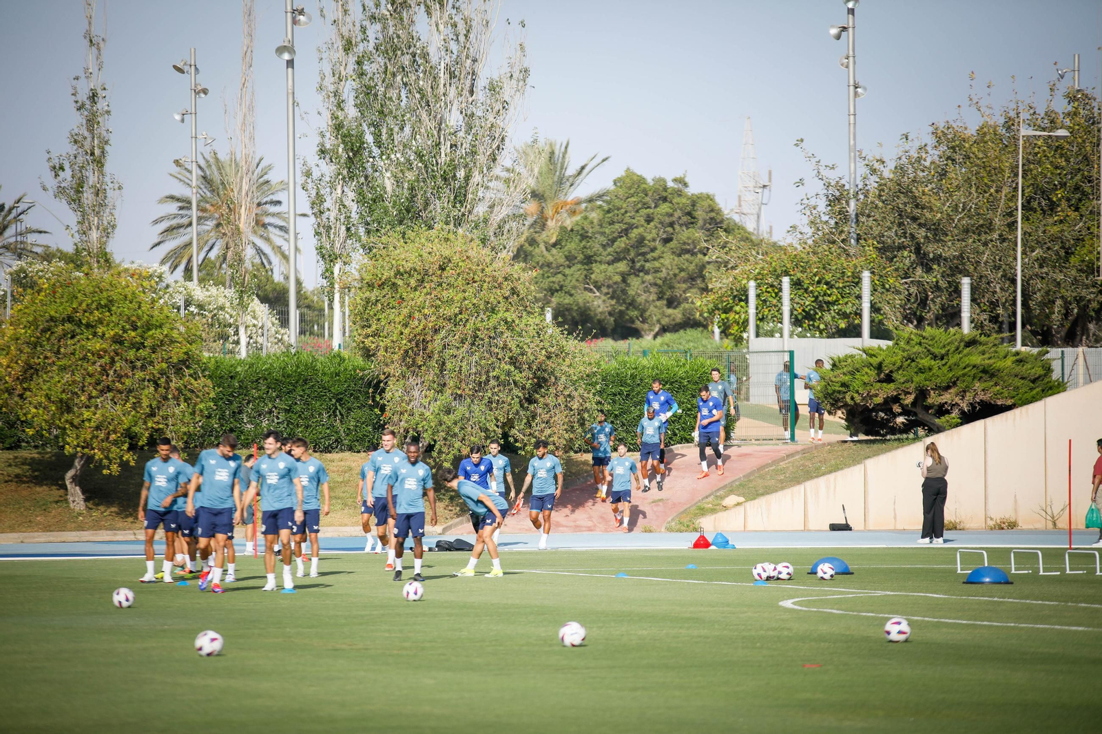 Primer entrenamiento pretemporada del Almería, en imágenes