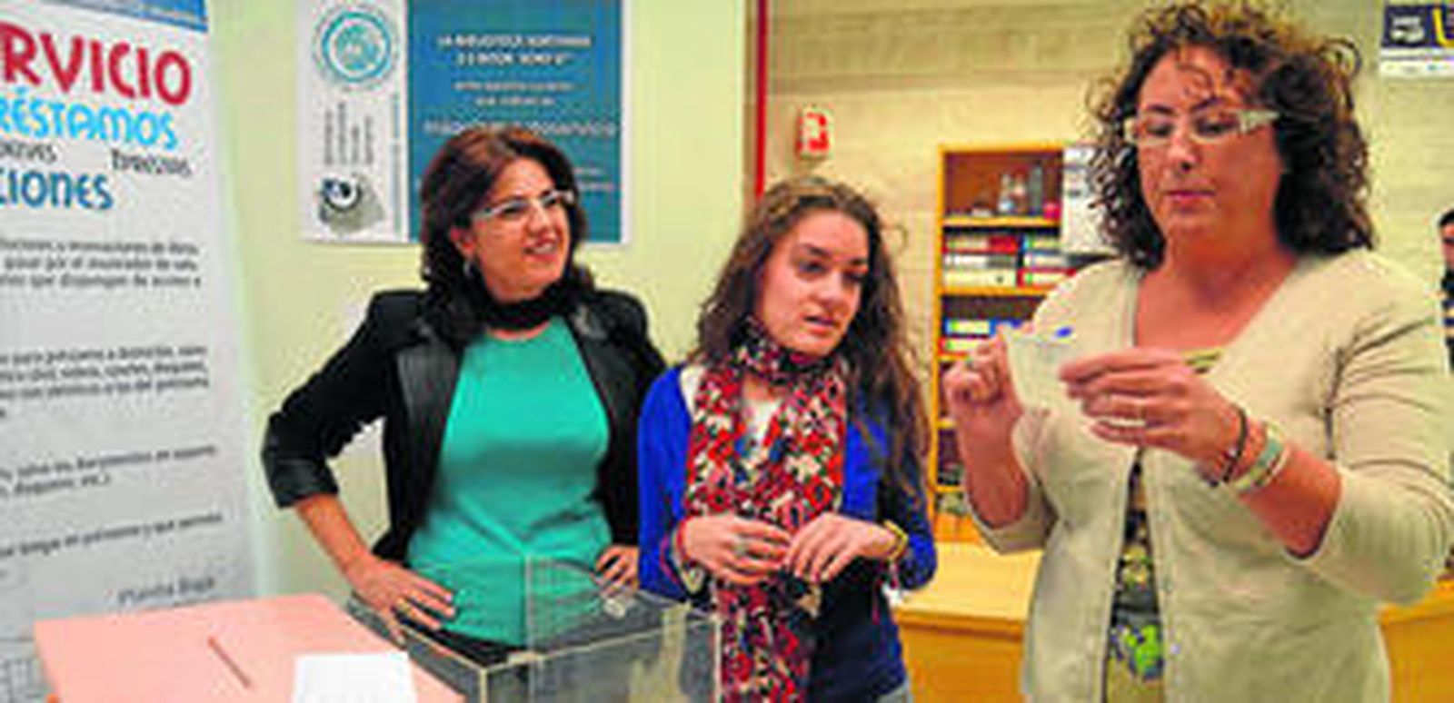 Sorteo de ebooks en la biblioteca universitaria