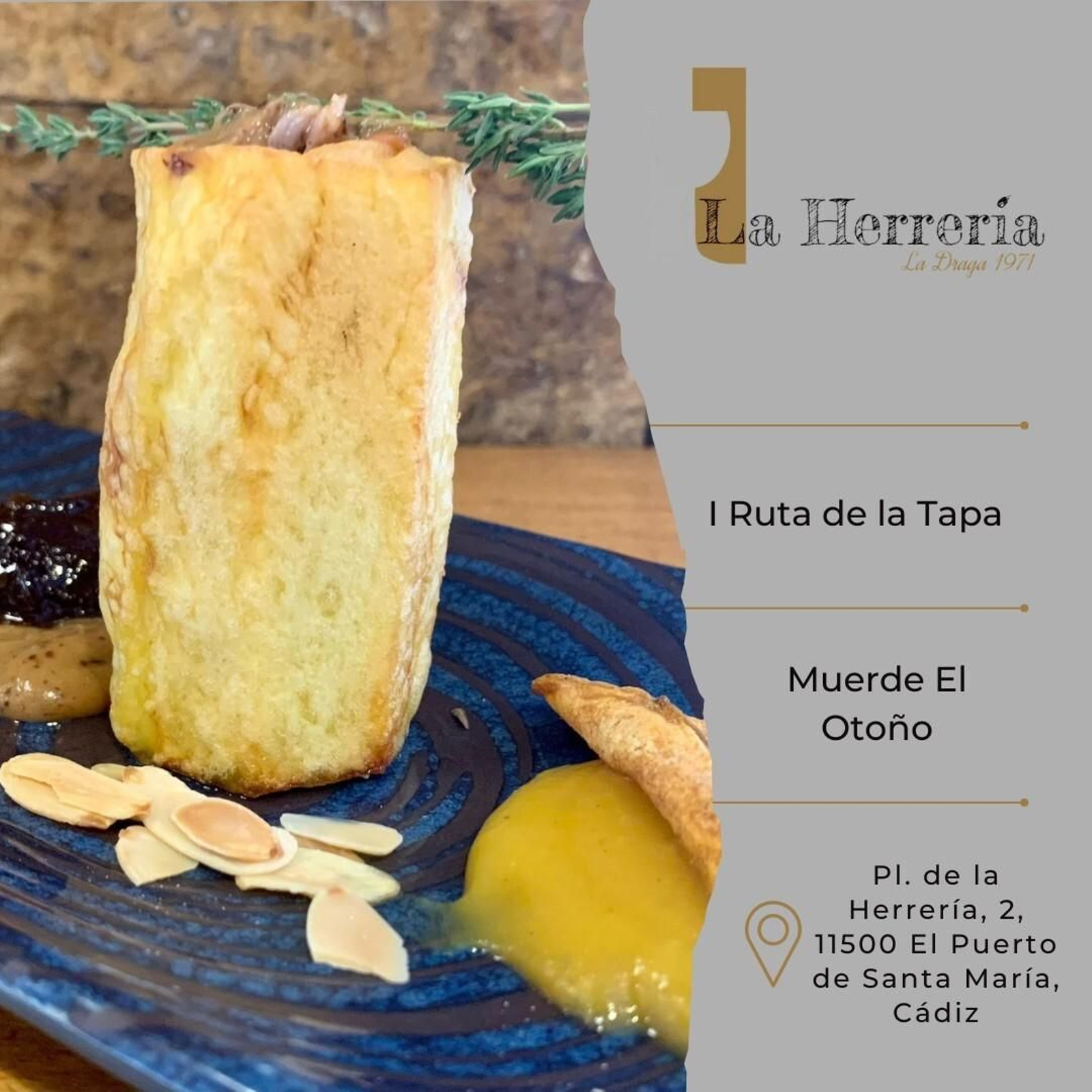 Una de las tapas de la ruta, la del bar La Herrería.