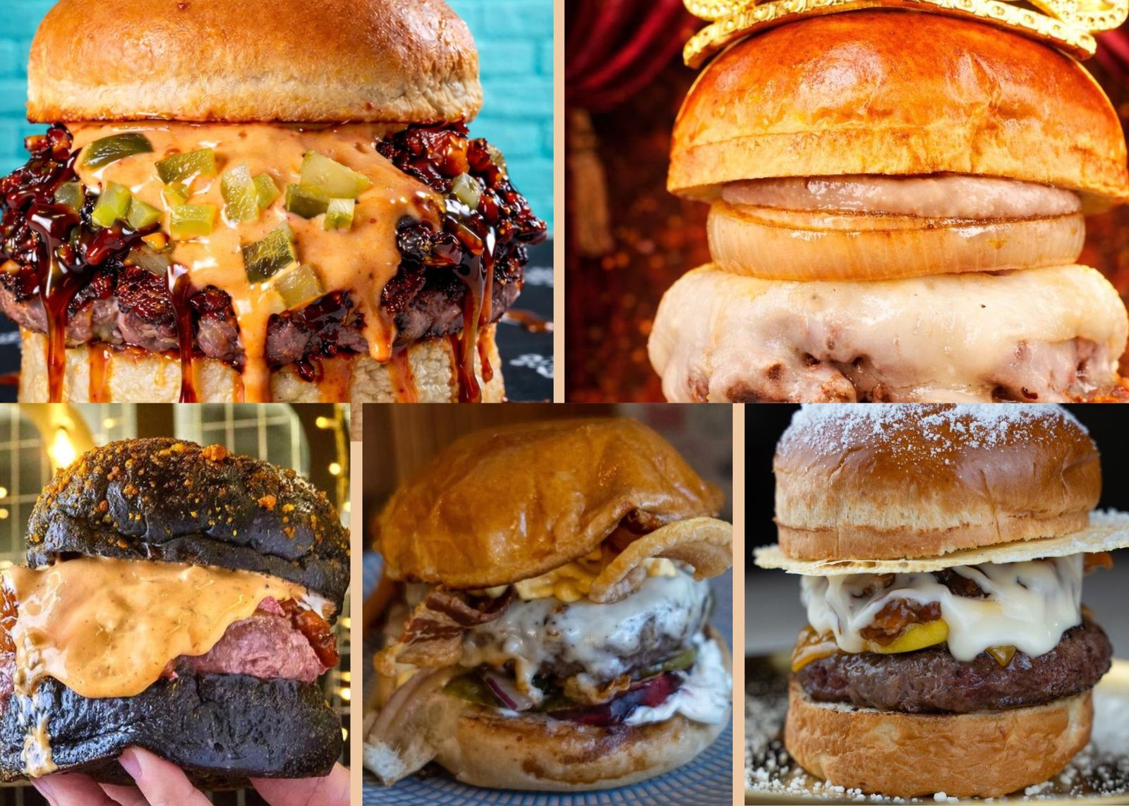 De izqda. a drcha. y de arriba a abajo: Nolito's, Ficus Palma del Río, Godeo, Kalmachicha y Godeo 2