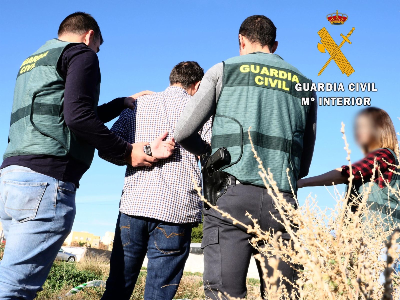 Actuación de la Guardia Civil en una imagen de archivo.