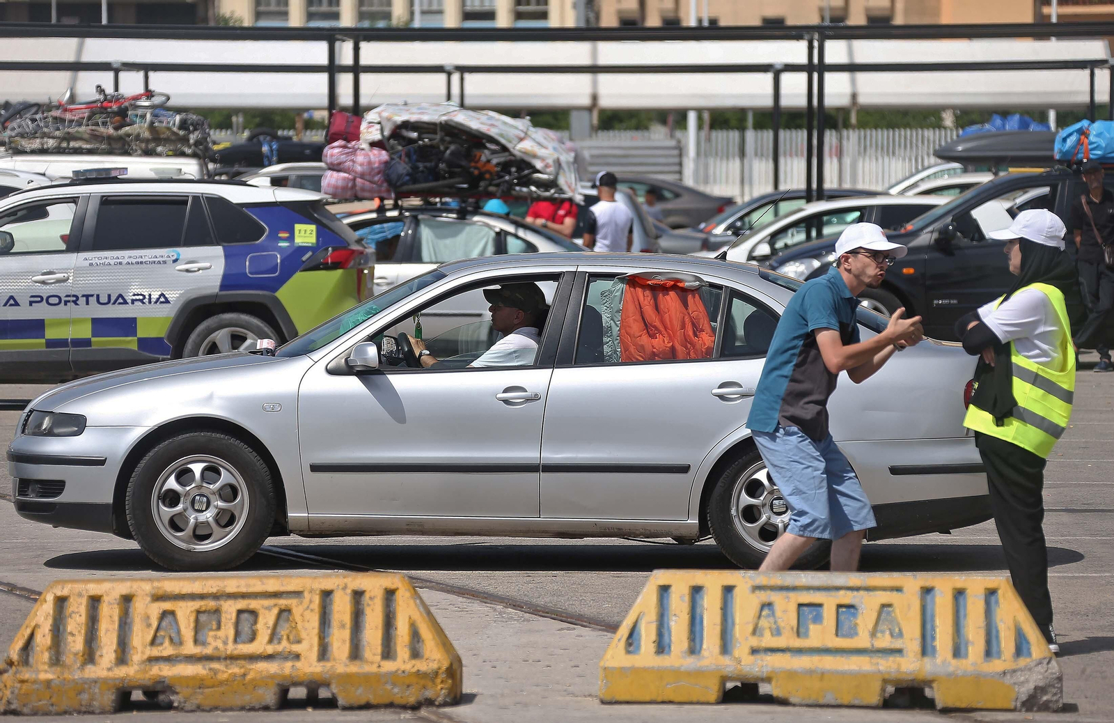 Fotos del domingo en la Operación Paso del Estrecho en Algeciras