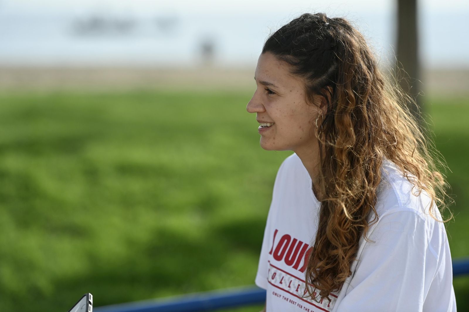 Raquel Lázaro, jugadora malagueña de voleibol