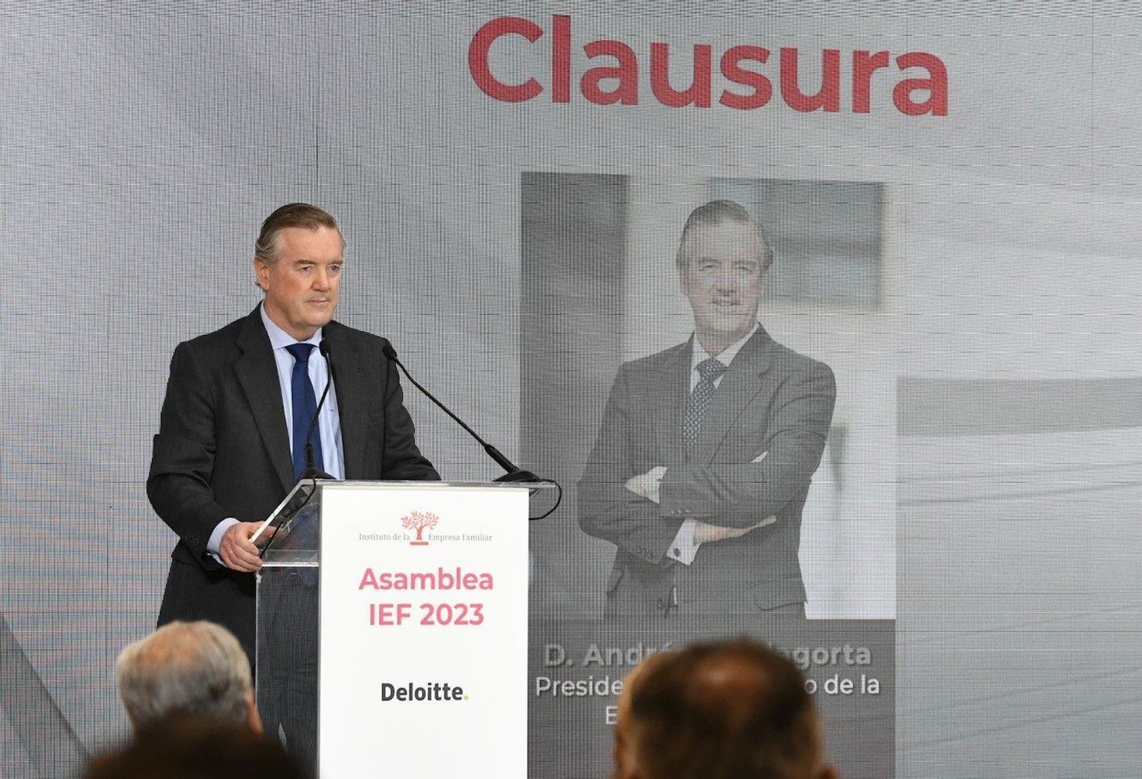 Andrés Sendagorta, presidente del Instituto de Empresa Familiar (IEF)