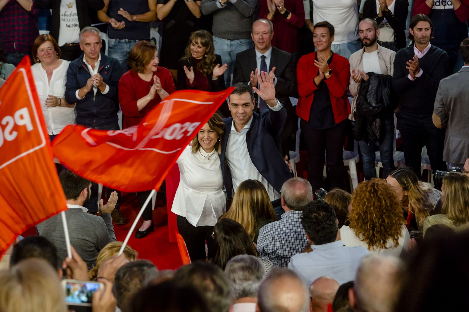 Imágenes del mitin del PSOE en Cádiz
