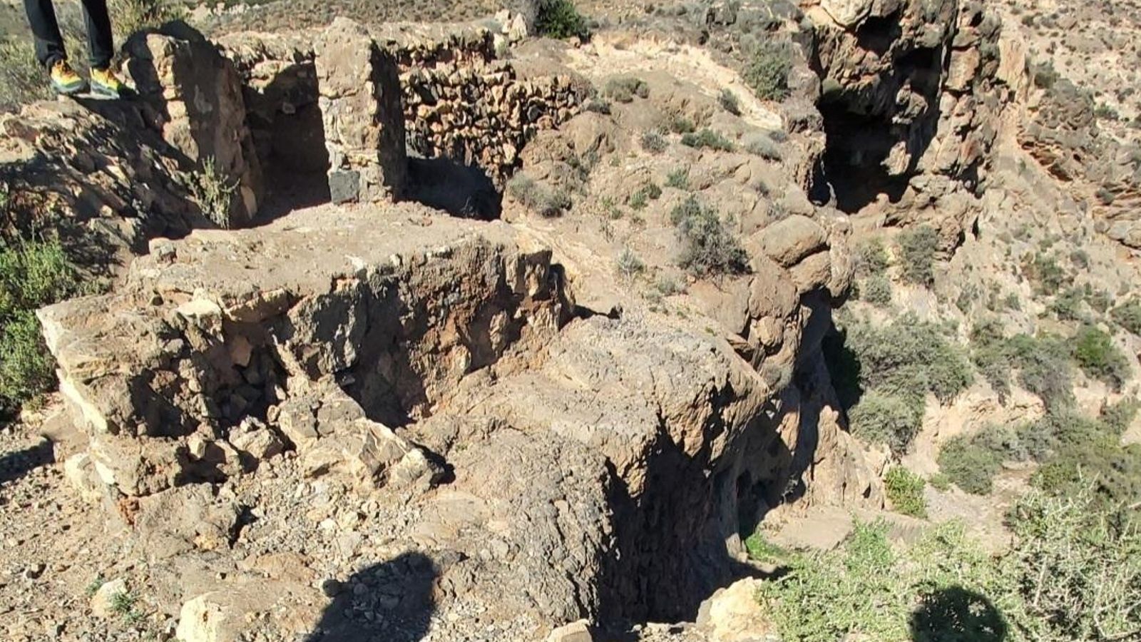 Restos de la batería