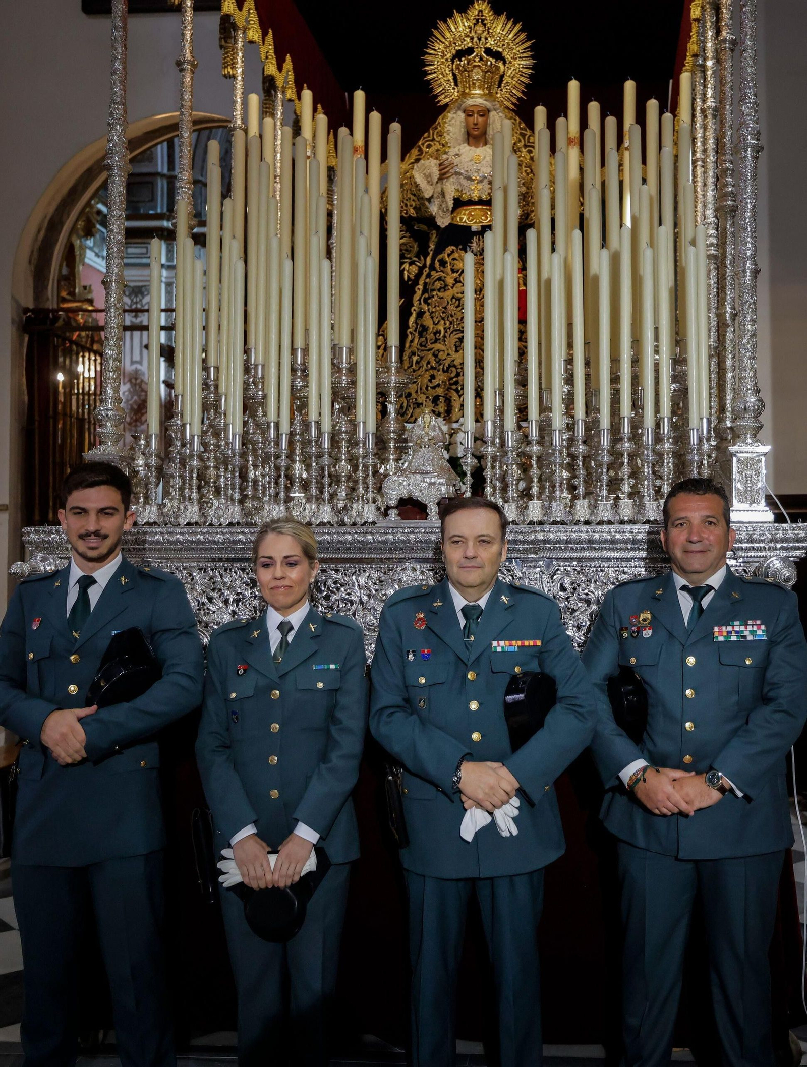 Francisco Cazorla, Silvia Morillo, Andrés Gago y Miguel Cazorla.