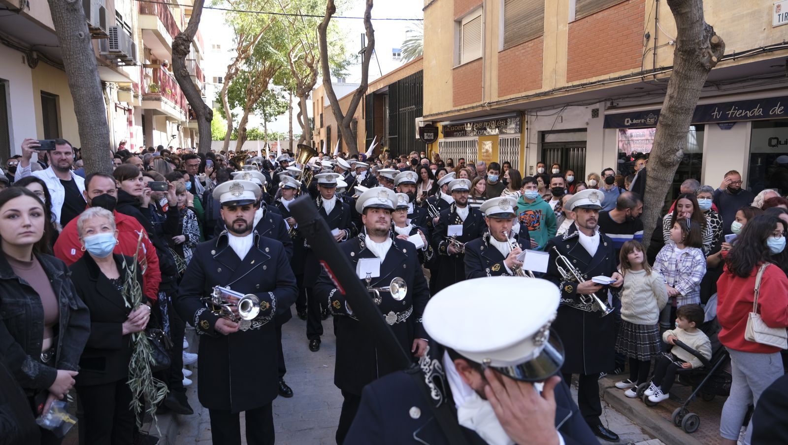 Fotogalería de la procesión de La Borriquita en Almería. Semana Santa 2022.