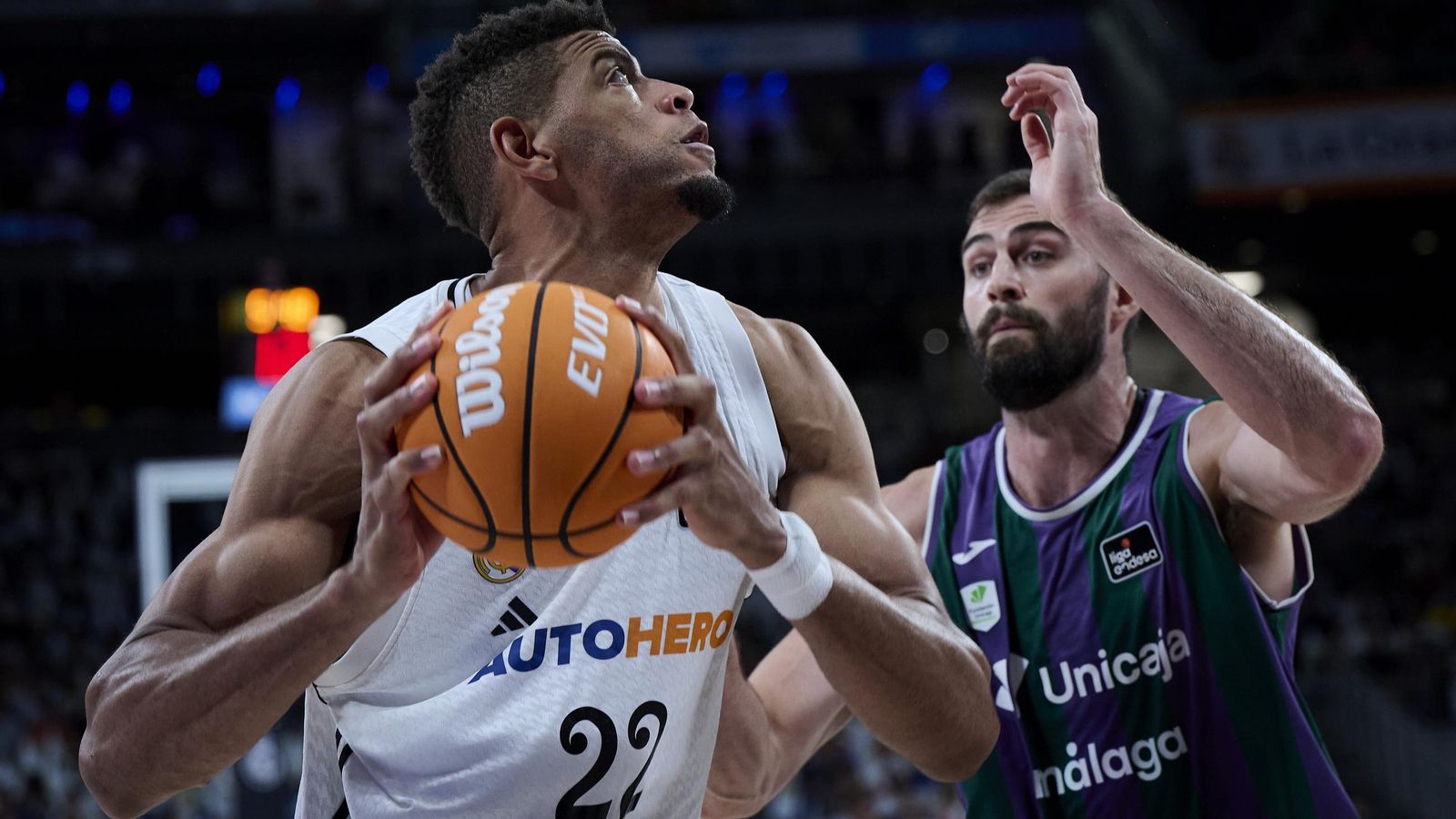 El Real Madrid-Unicaja, en fotos