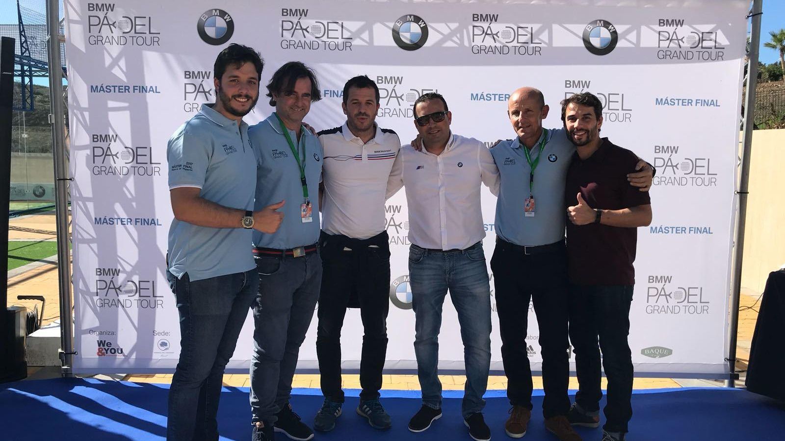 Miembros de la marca bávara y de la organización del torneo