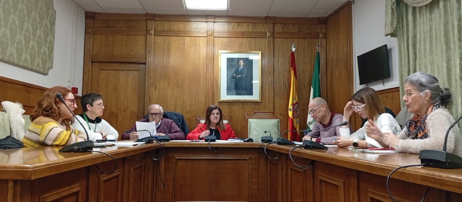 Reunión del 'Grupo Motor' para el desarrollo del Plan Local de Salud.