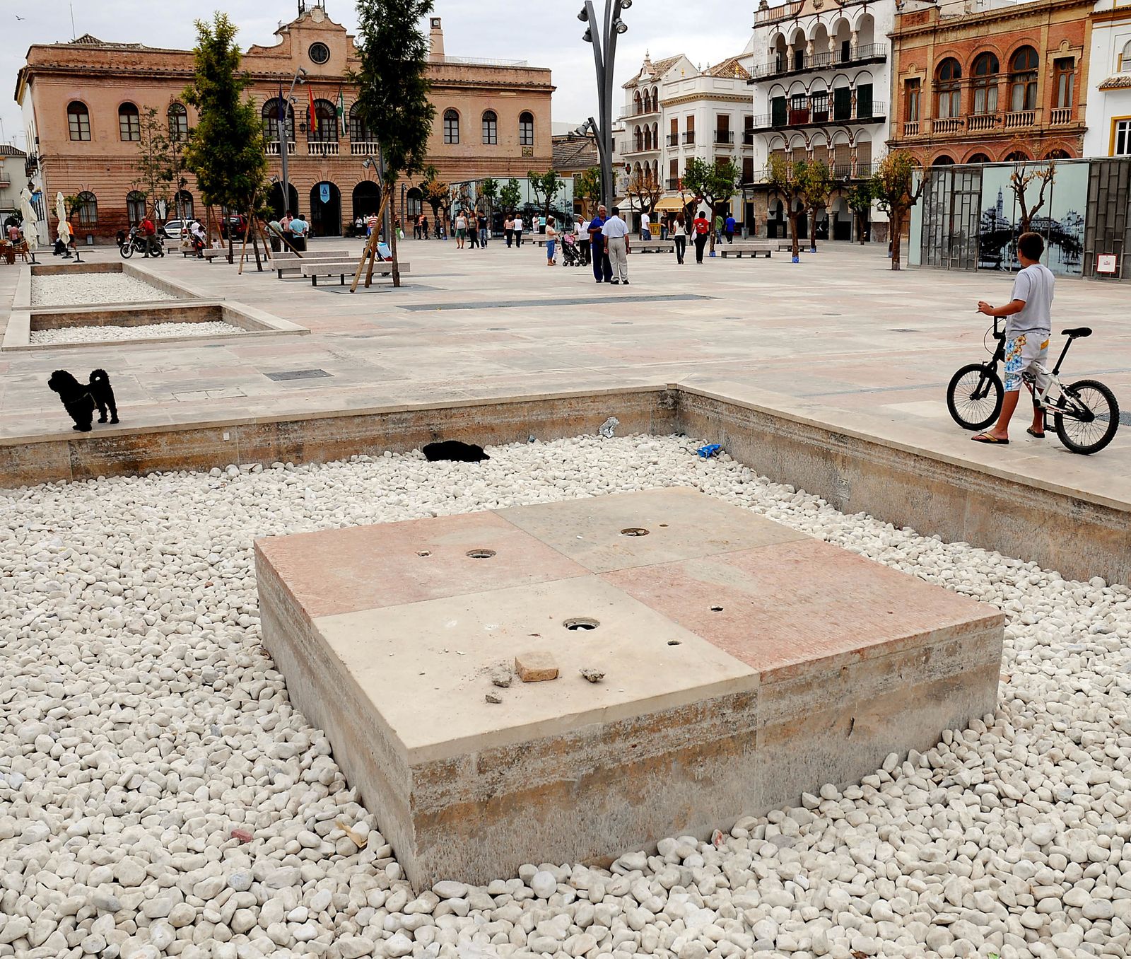 Una vista de Écija, el municipio afectado por el intento de estafa.
