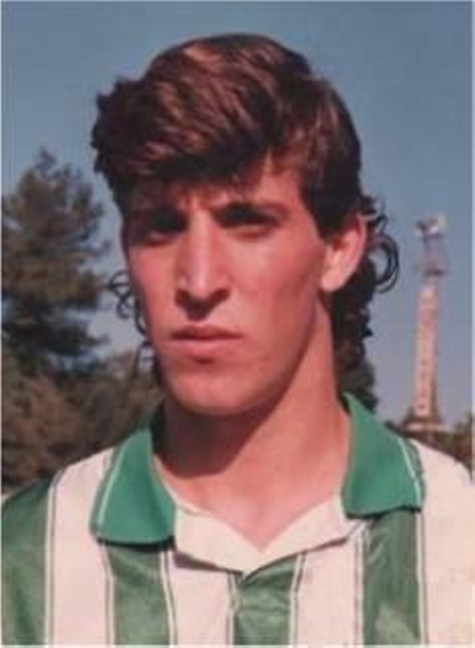 Juan Merino, en sus primeros años en el Betis Juan Merino, en sus primeros años en el Betis