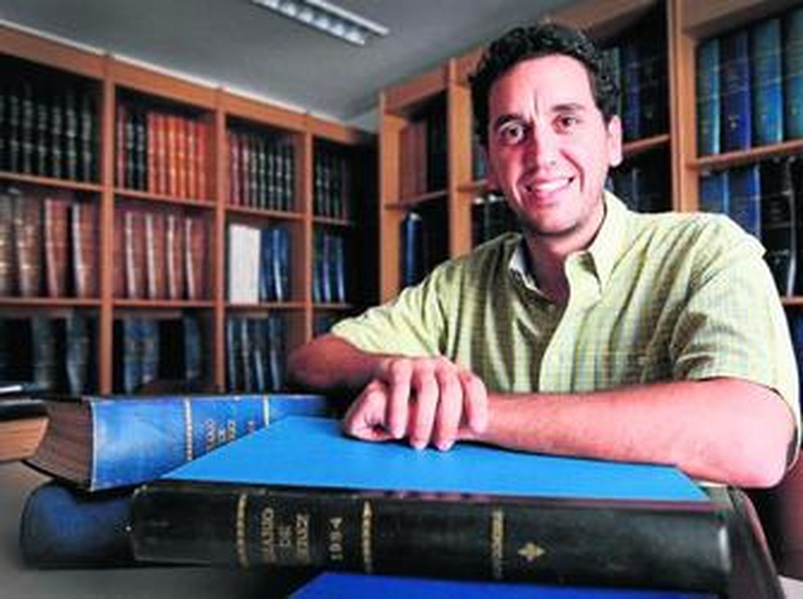 Javier Gómez, contratado en el Reino Unido gracias a la beca 'Leonardo'.