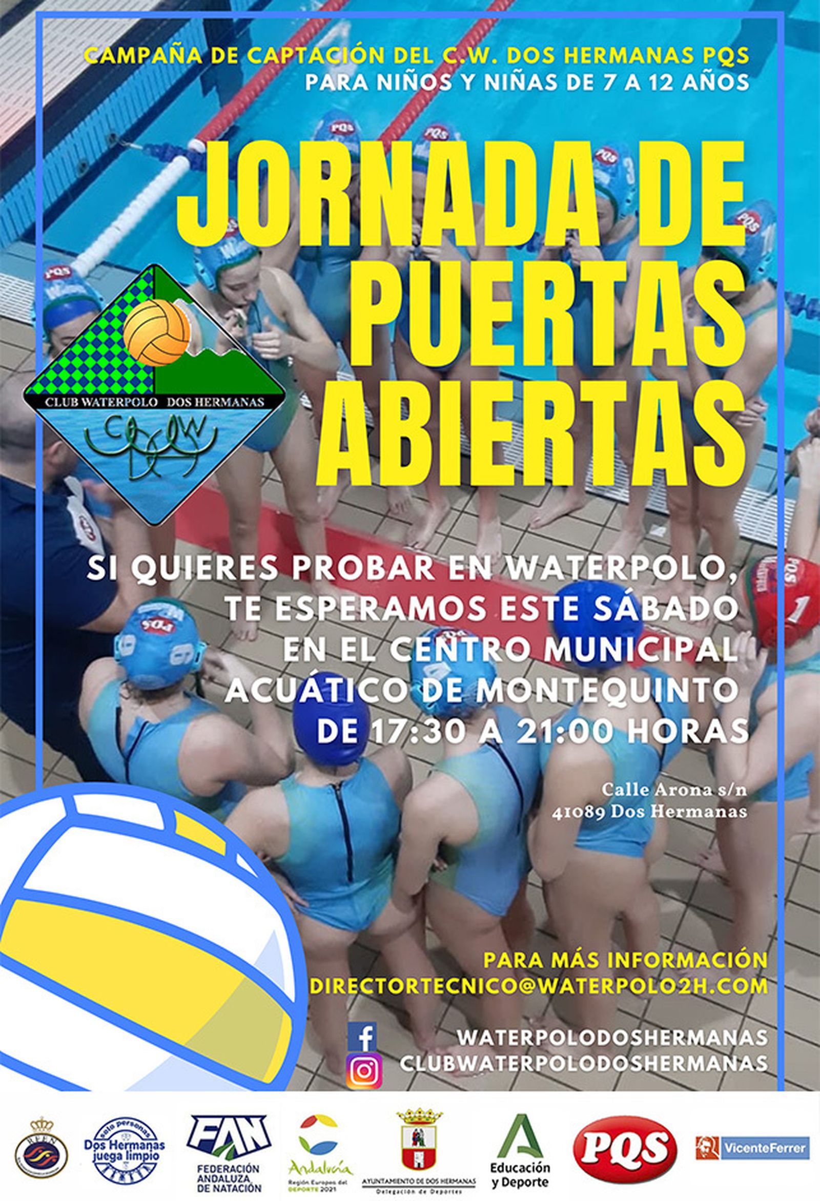 Cartel de la campaña de captación.