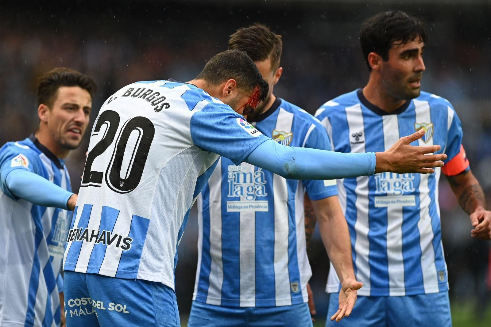 El Málaga CF-Racing, en fotos