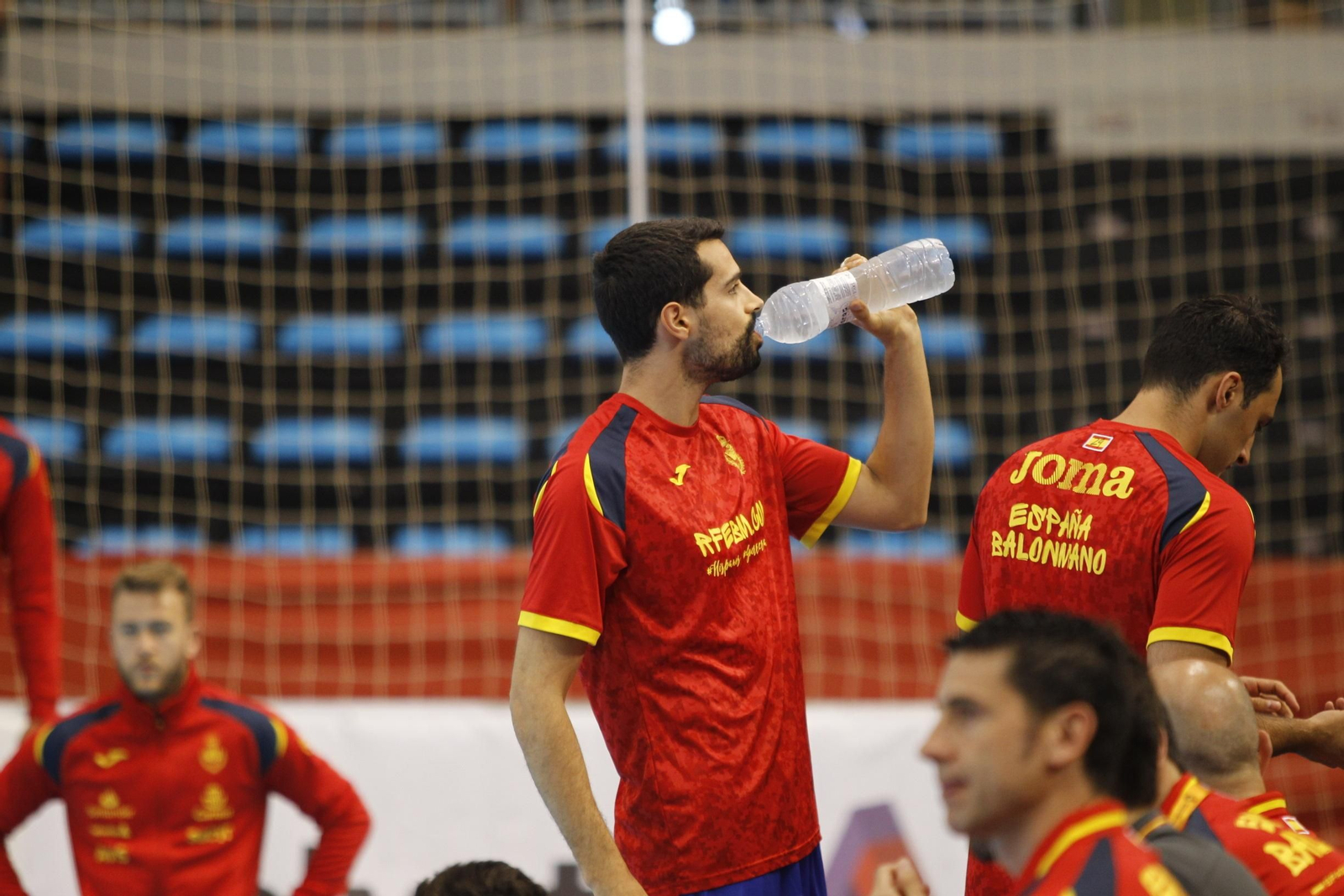 Fotogalería España-Suecia. Balonmano. Palacio Juegos Mediterráneos. Almería