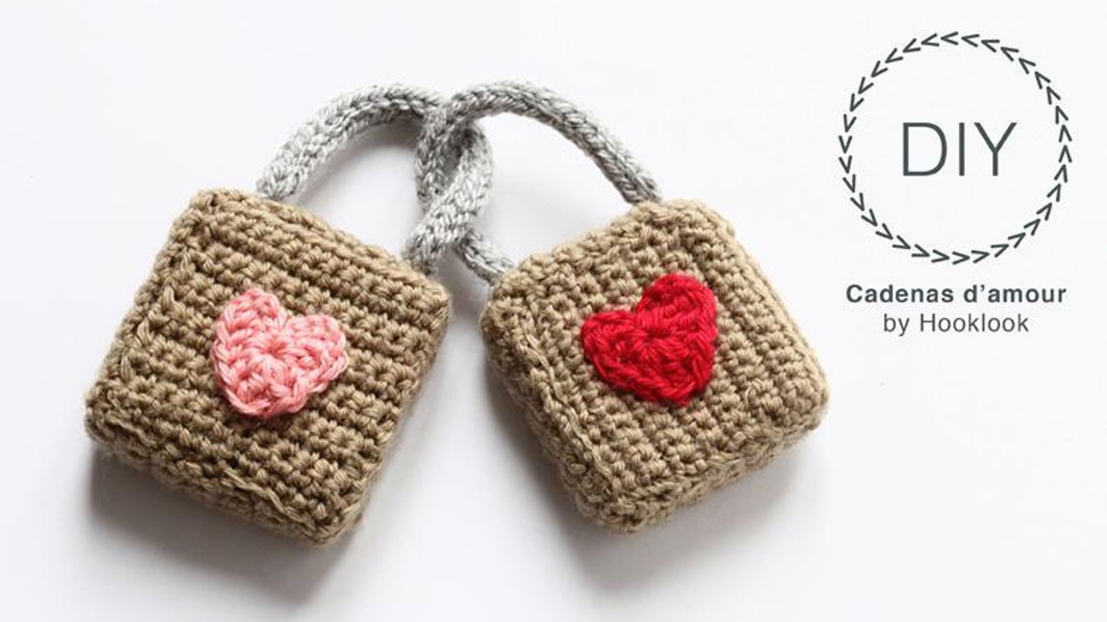 Candados hechos con amigurumis.
