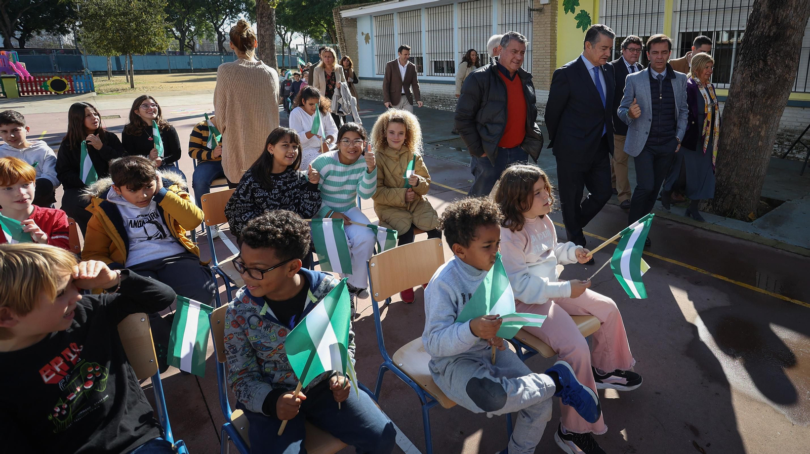 Actos por el Día de la Bandera de Andalucía en CEIP Pío XII