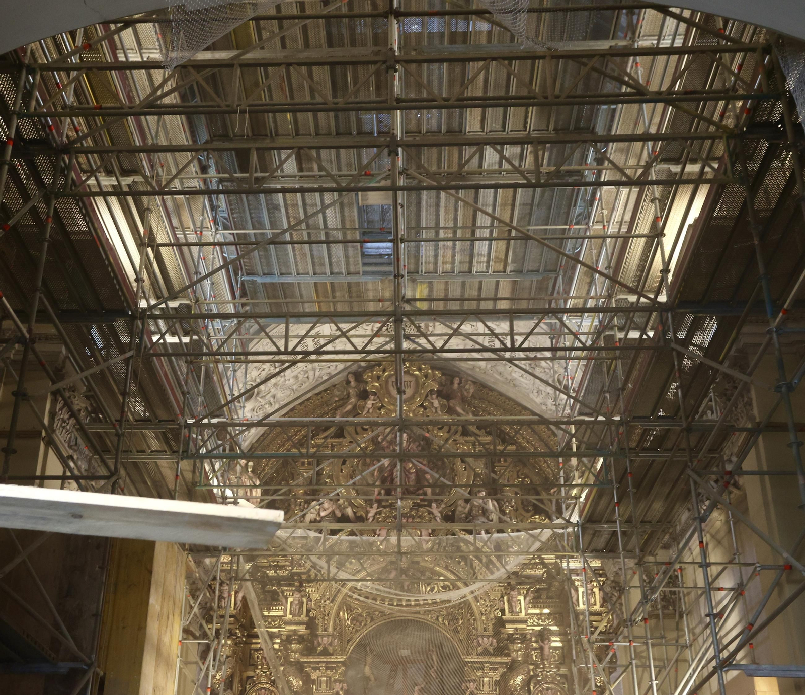 Obras en la Iglesia de La Caridad