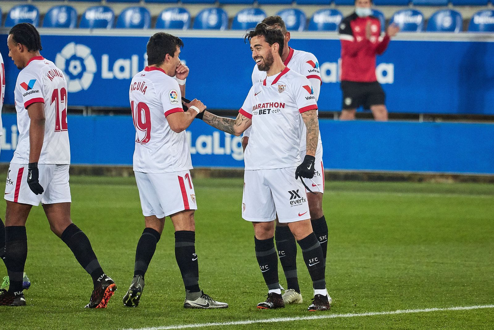 Las imágenes del Alavés-Sevilla