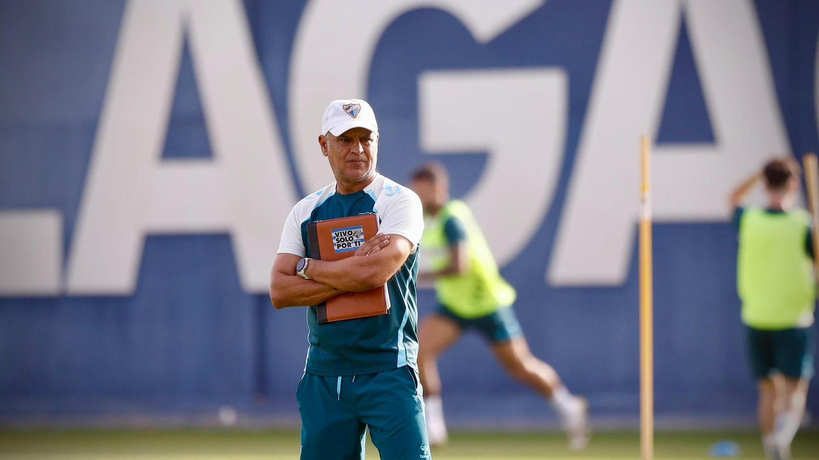 Sergio Pellicer durante el entrenamiento de este miercoles.