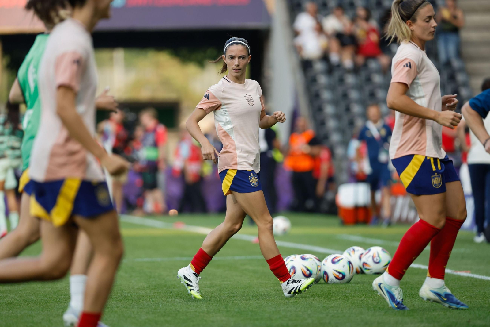 Las fotos del España - Portugal en la Eurocopa femenina