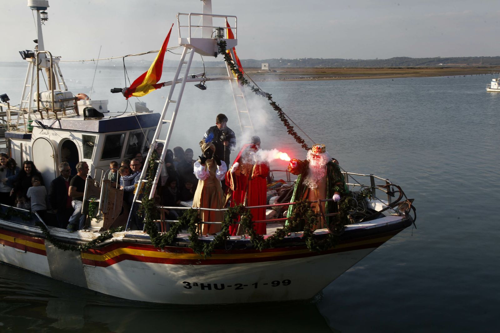 Imágenes de las cabalgatas de Reyes en la Costa Occidental de Huelva