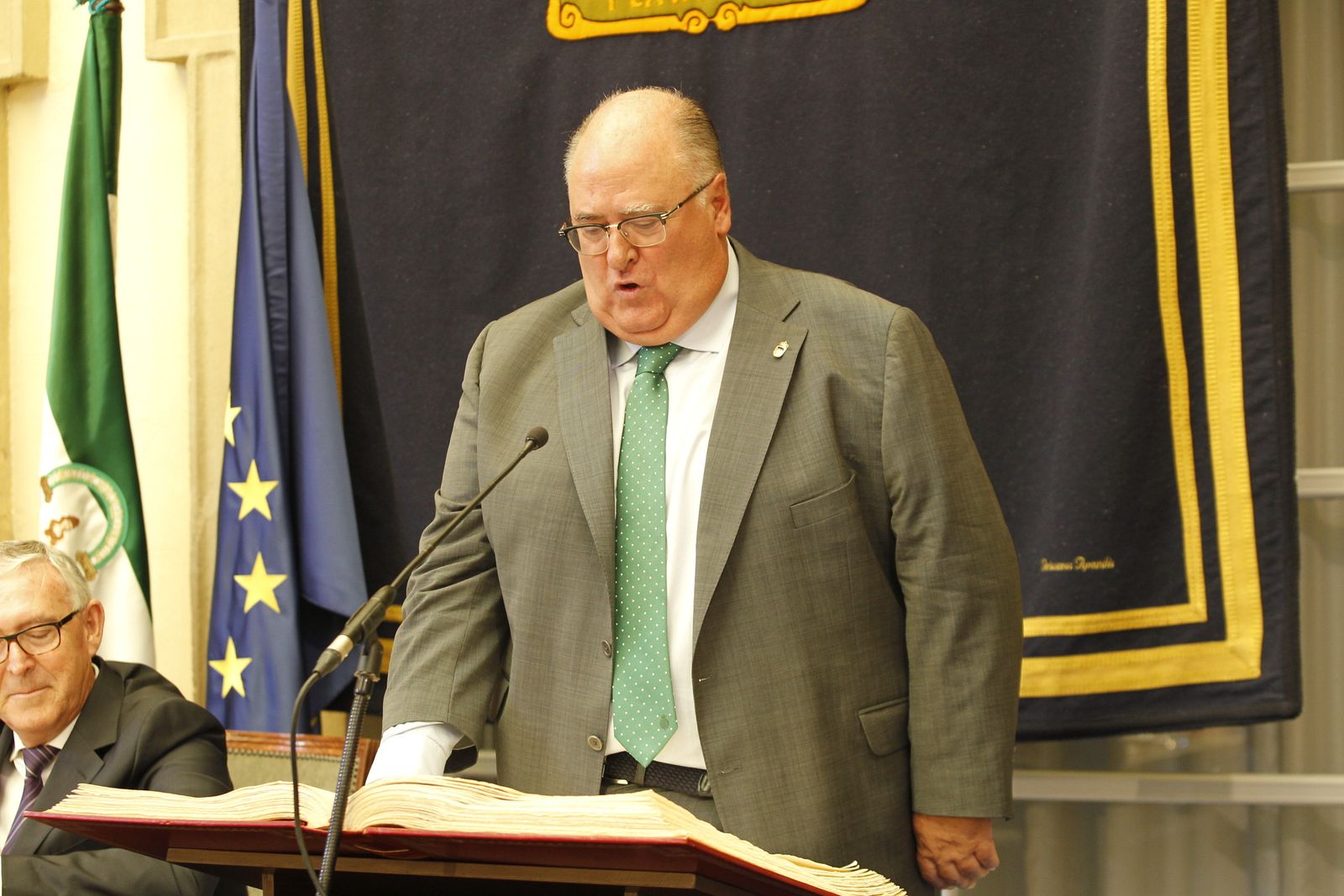 Pleno investidura Presidente Diputación de Almería. Javier Aureliano García