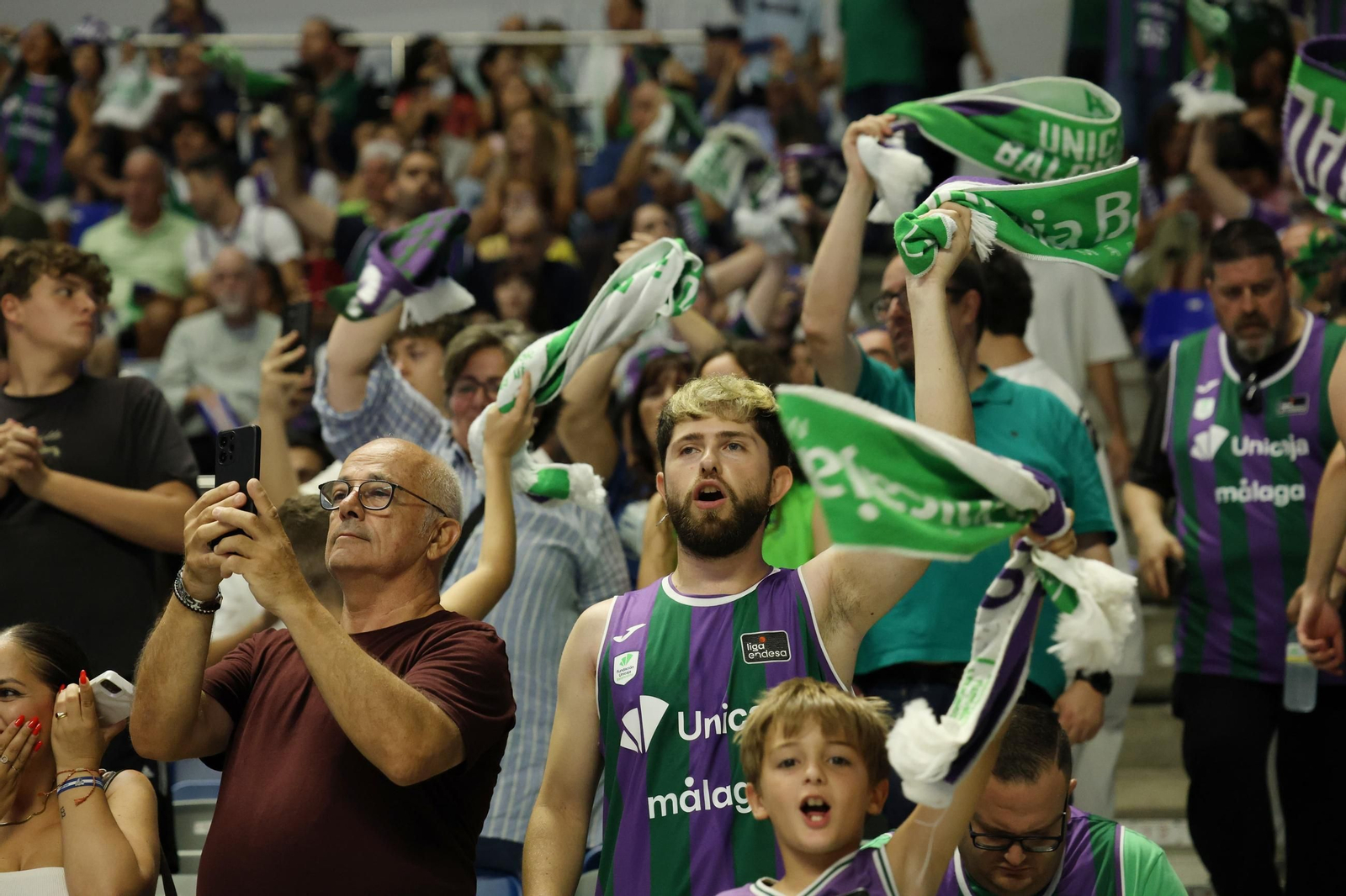 El Unicaja-Real Madrid, en fotos