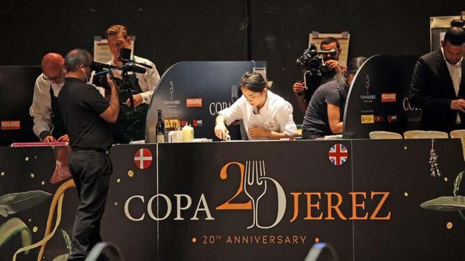 Participantes en la final internacional de la última edición de Copa Jerez, en el Teatro Villamarta. Participantes en la final internacional de la última edición de Copa Jerez, en el Teatro Villamarta.