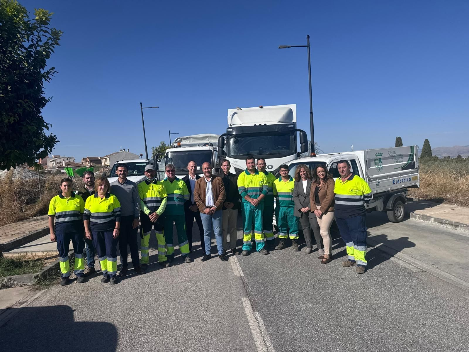 La nueva flota de recogida de basura de Otura