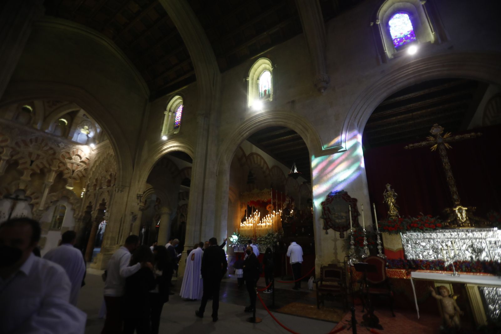 La hermandad de La Agonía de Córdoba suspende su procesión del Martes Santo, en imágenes