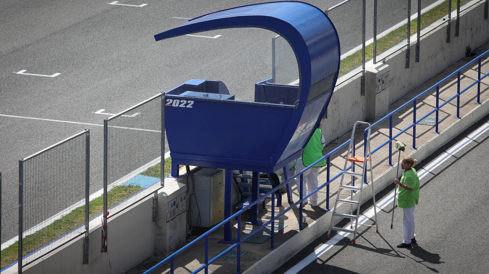 Así se prepara  el circuito para recibir el Gran Premio