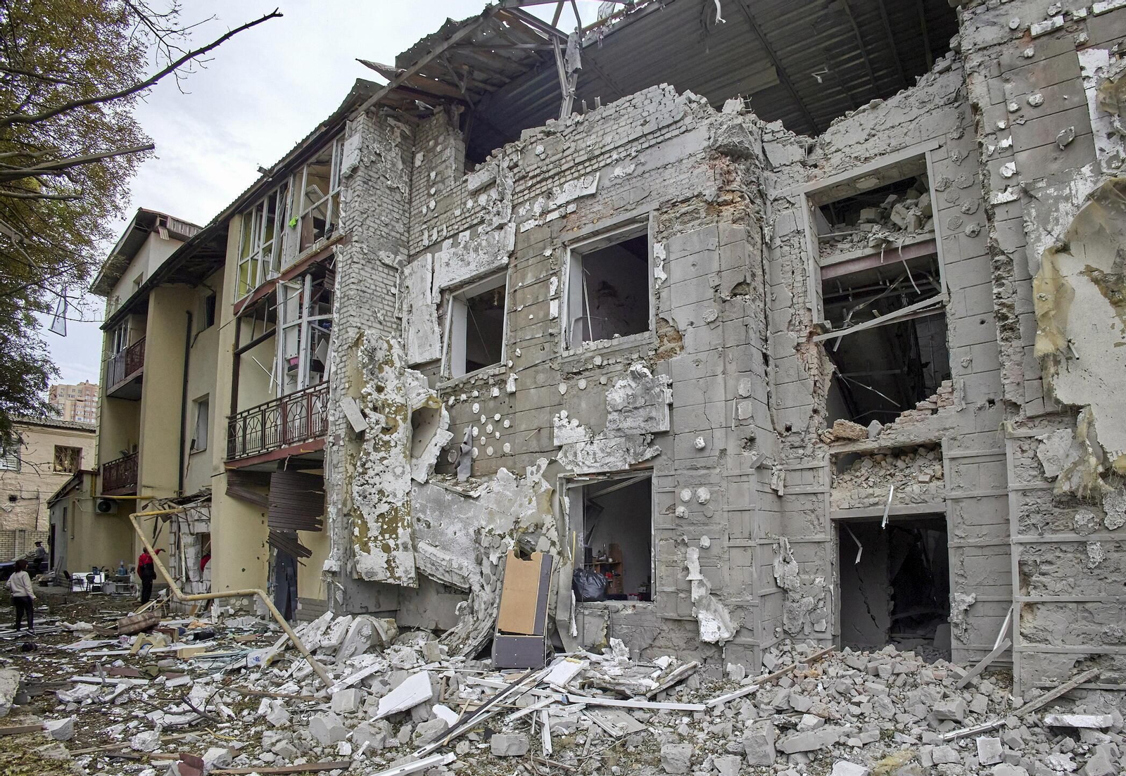 Edificio en la ciudad de Jarkov.