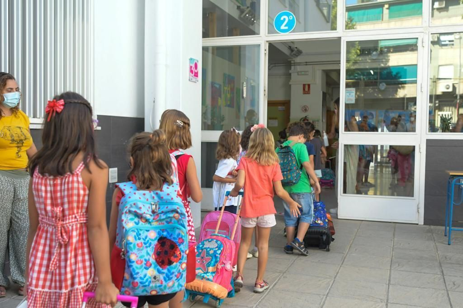 La vuelta al cole en Granada en imágenes