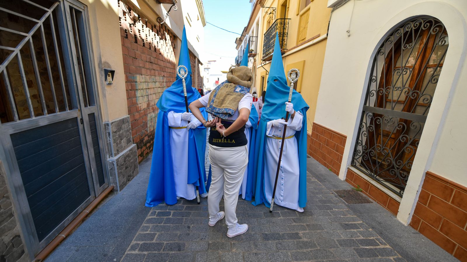Fotos del Domingo de Ramos en Los Barrios: Borriquita y María Santisima de la Estrella