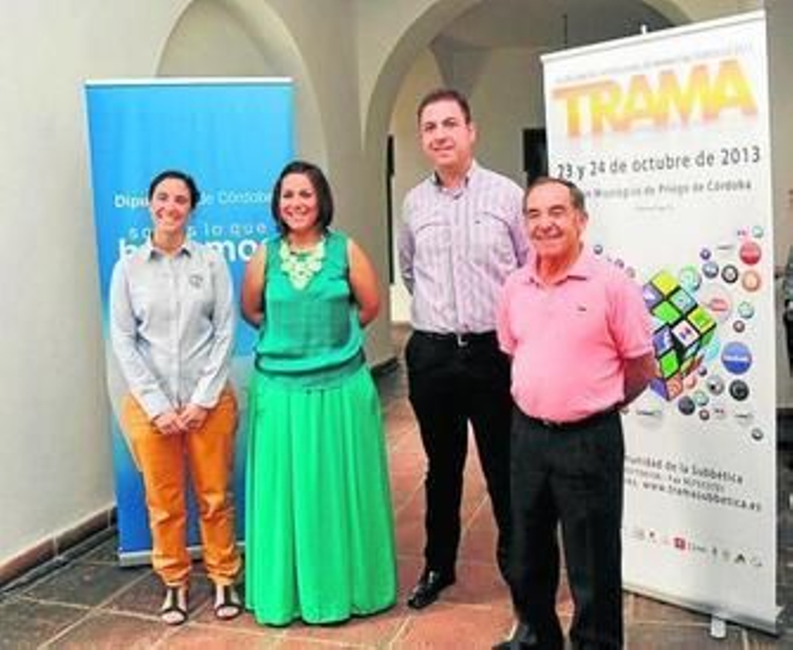 Casanueva, Soriano, Chacón y Ropero, durante la presentación.