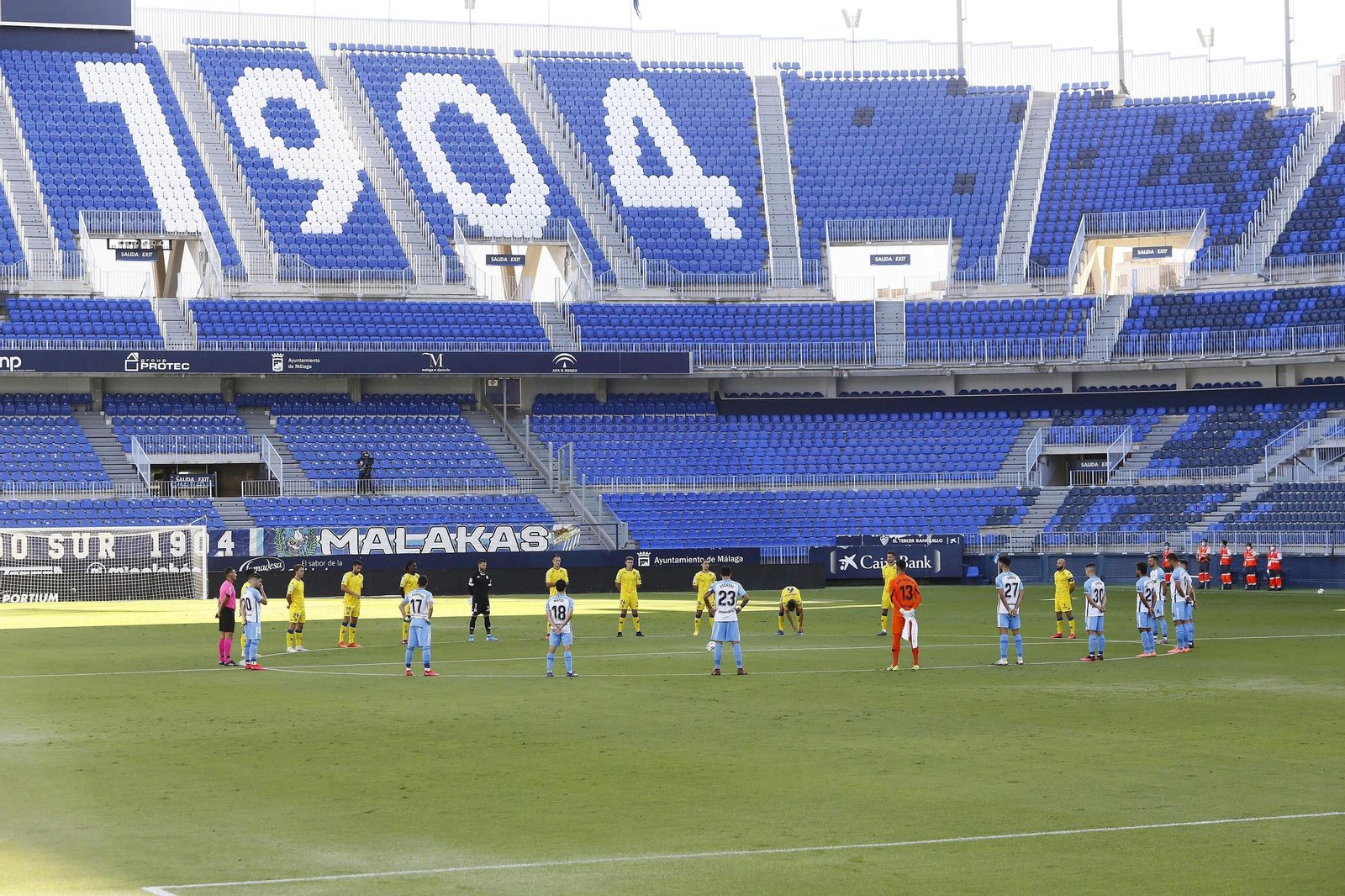 Las foto del Málaga CF-Alcorcón
