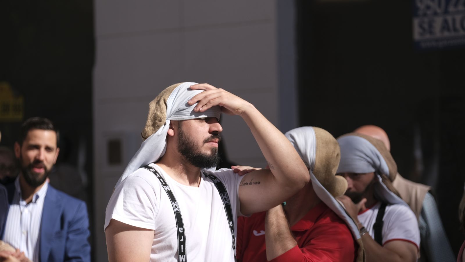 Procesión de Jesucristo Resucitado en Almería, en imágenes