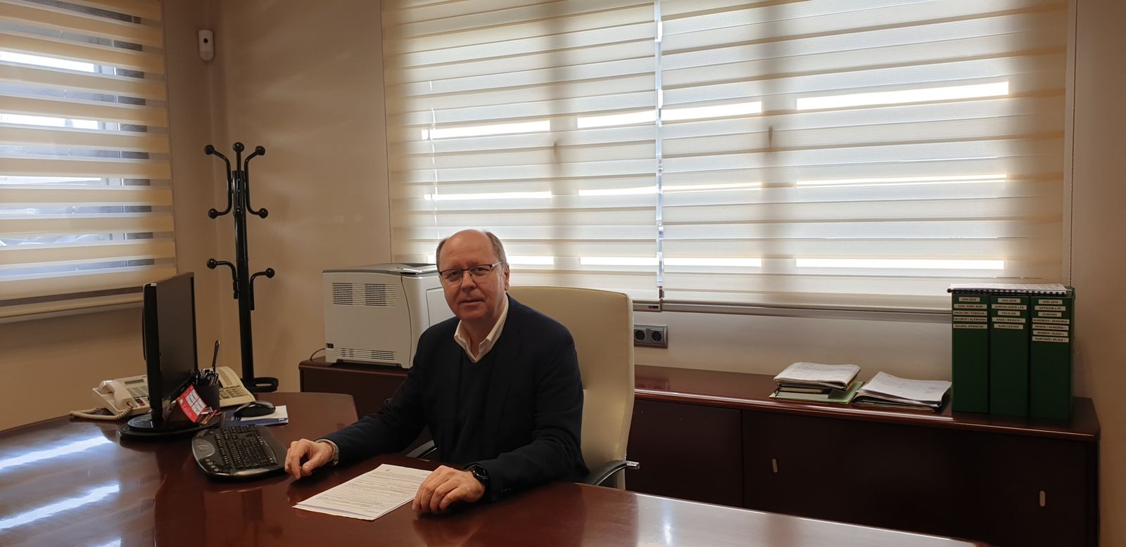Francisco Moreno en su despacho.