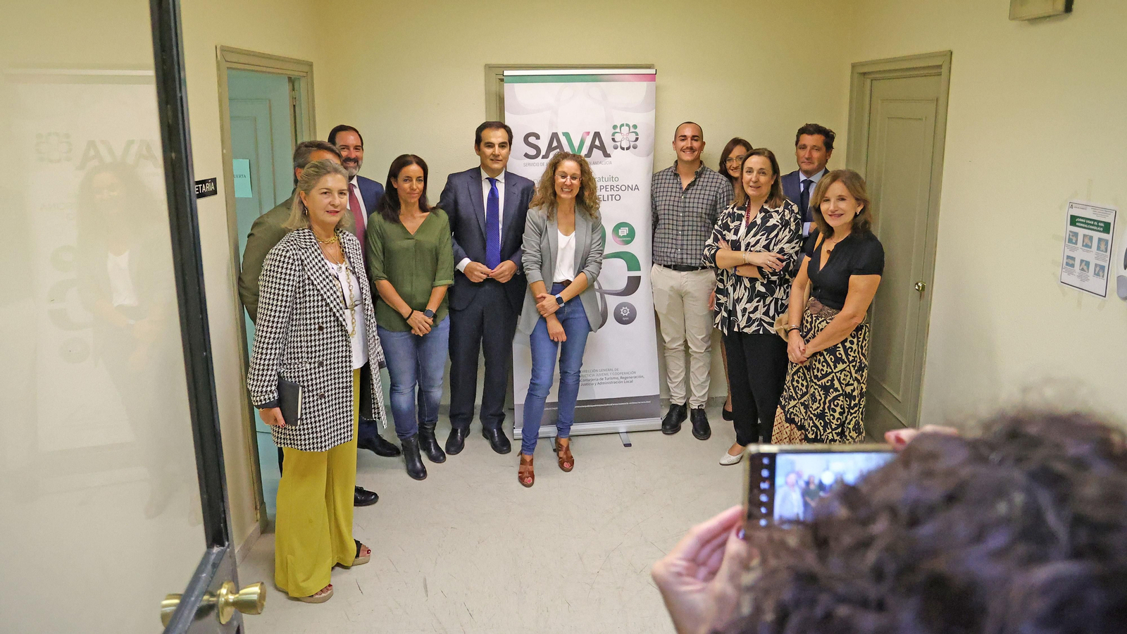 Visita del Consejero de Justicia a los Juzgados de Jerez